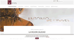 Desktop Screenshot of antoniodemiguel.es
