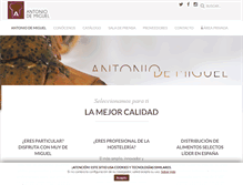 Tablet Screenshot of antoniodemiguel.es